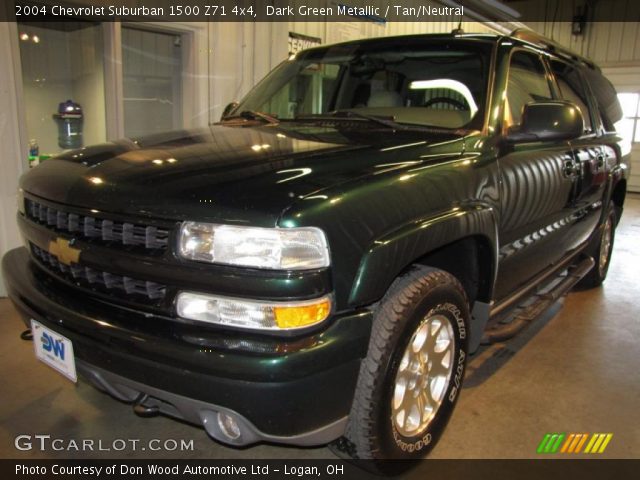 2004 Chevrolet Suburban 1500 Z71 4x4 in Dark Green Metallic