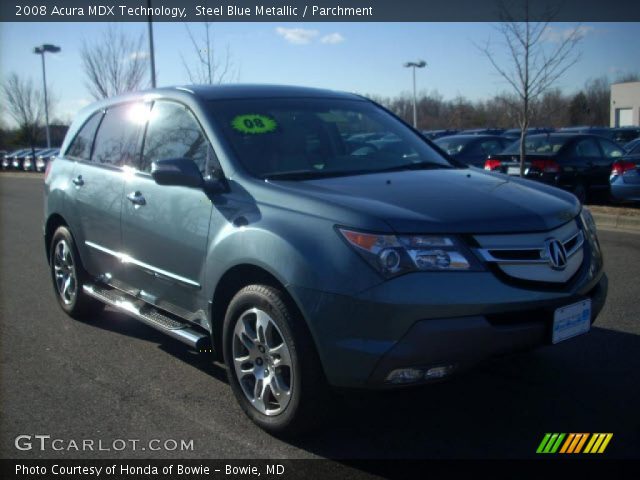 2008 Acura MDX Technology in Steel Blue Metallic