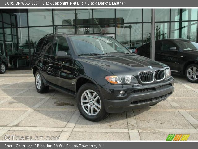 2005 BMW X5 3.0i in Black Sapphire Metallic