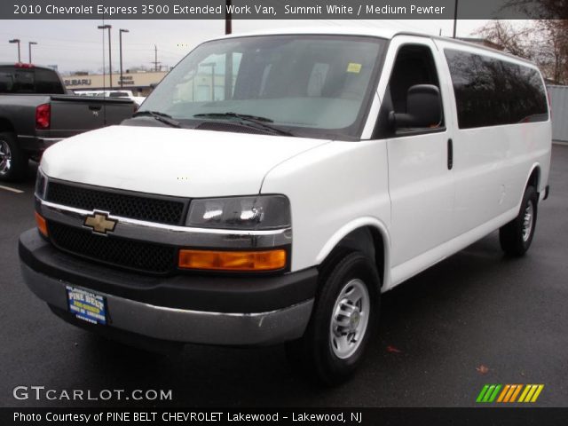 2010 Chevrolet Express 3500 Extended Work Van in Summit White