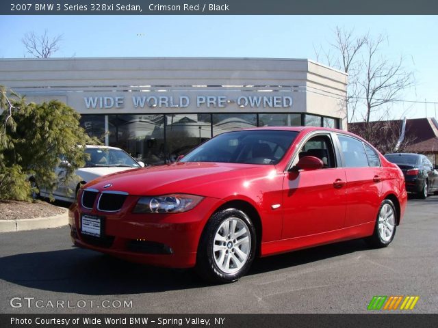 2007 BMW 3 Series 328xi Sedan in Crimson Red