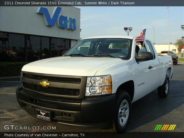 2011 Chevrolet Silverado 1500 Extended Cab in Summit White