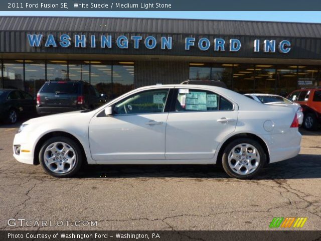 2011 Ford Fusion SE in White Suede