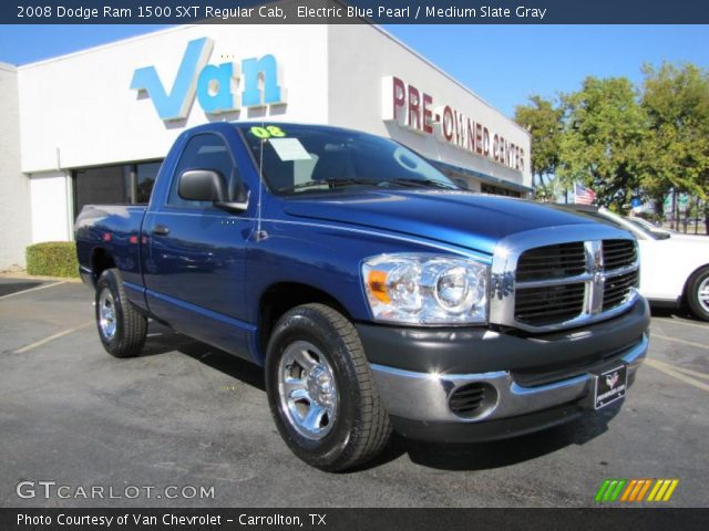 2008 Dodge Ram 1500 SXT Regular Cab in Electric Blue Pearl