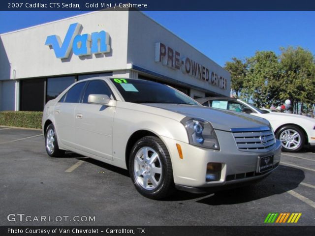 2007 Cadillac CTS Sedan in Gold Mist