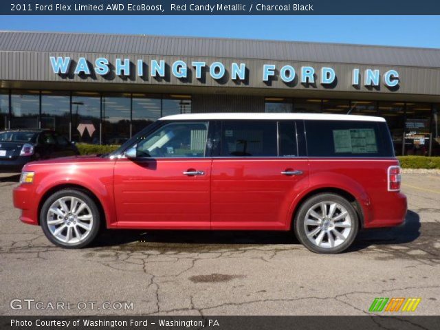 2011 Ford Flex Limited AWD EcoBoost in Red Candy Metallic
