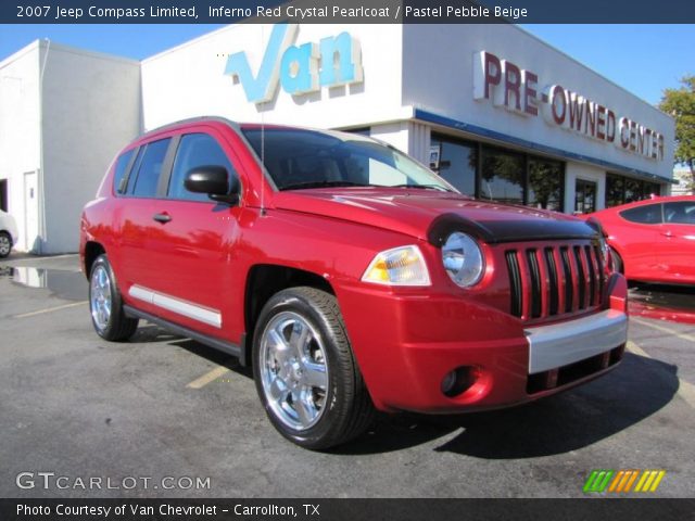 2007 Jeep Compass Limited in Inferno Red Crystal Pearlcoat