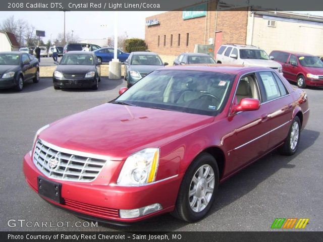 2008 Cadillac DTS  in Crystal Red