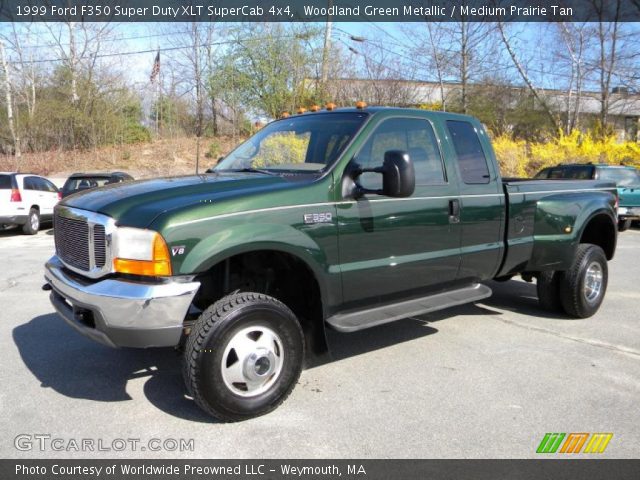 1999 Ford F350 Super Duty XLT SuperCab 4x4 in Woodland Green Metallic
