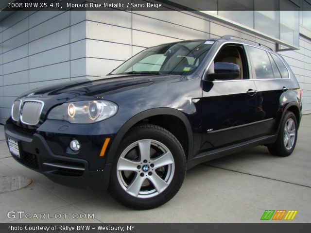 2008 BMW X5 4.8i in Monaco Blue Metallic