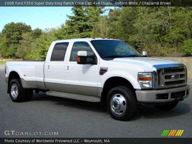 2008 Ford F350 Super Duty King Ranch Crew Cab 4x4 Dually in Oxford White