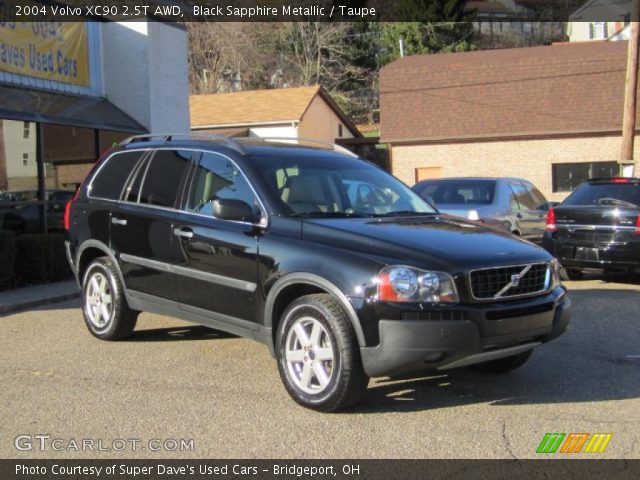 2004 Volvo XC90 2.5T AWD in Black Sapphire Metallic