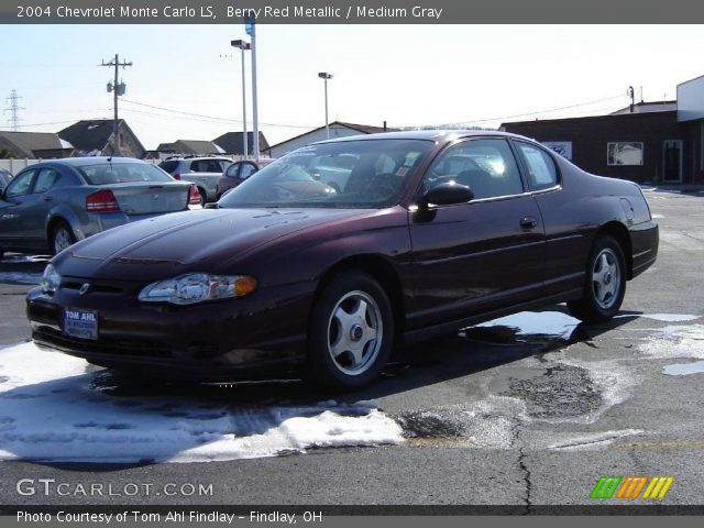 2004 Chevrolet Monte Carlo LS in Berry Red Metallic
