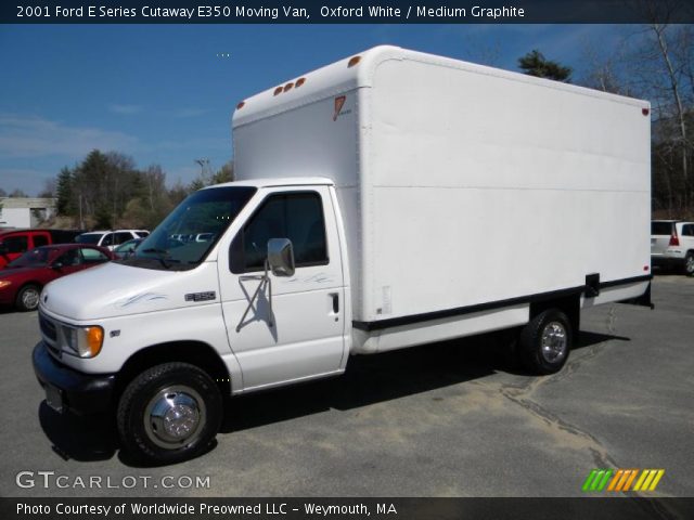 2001 Ford E Series Cutaway E350 Moving Van in Oxford White