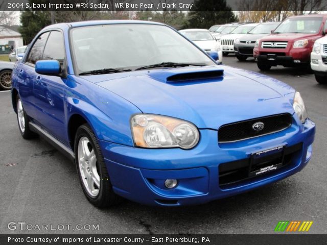 2004 Subaru Impreza WRX Sedan in WR Blue Pearl