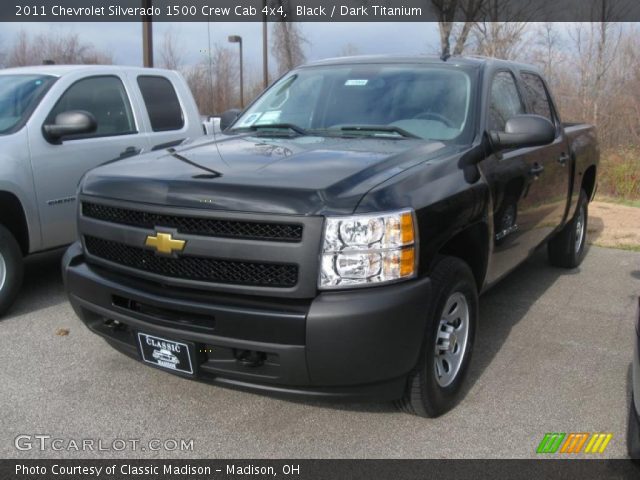 2011 Chevrolet Silverado 1500 Crew Cab 4x4 in Black