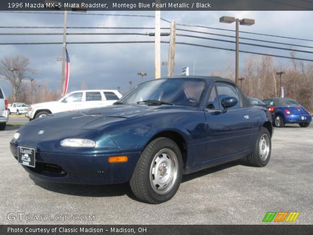 1996 Mazda MX-5 Miata Roadster in Montego Blue Pearl Metallic