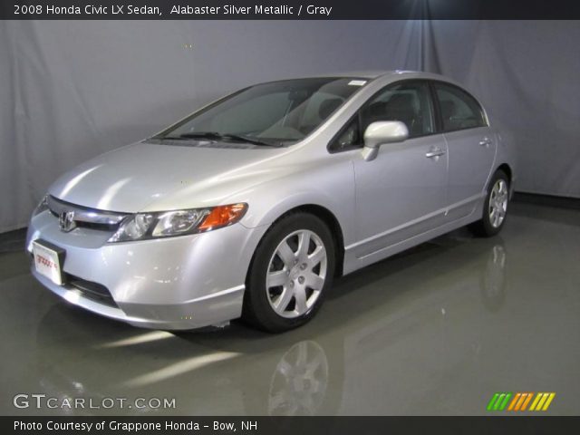 2008 Honda Civic LX Sedan in Alabaster Silver Metallic