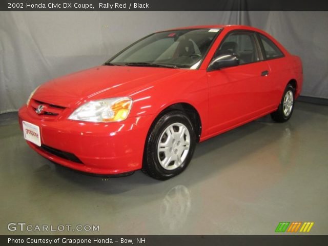 2002 Honda Civic DX Coupe in Rally Red