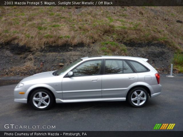 2003 Mazda Protege 5 Wagon in Sunlight Silver Metallic