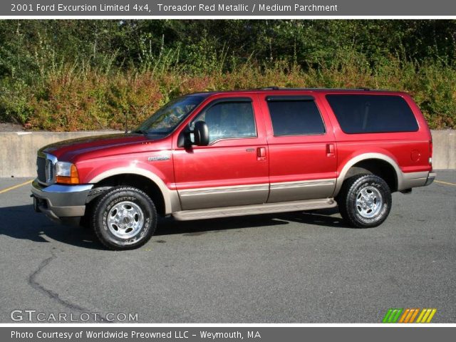 2001 Ford Excursion Limited 4x4 in Toreador Red Metallic