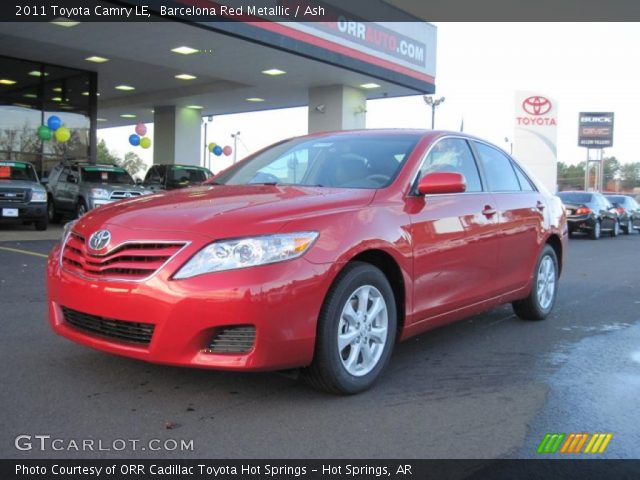2011 Toyota Camry LE in Barcelona Red Metallic