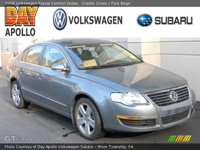 2008 Volkswagen Passat Komfort Sedan in Granite Green