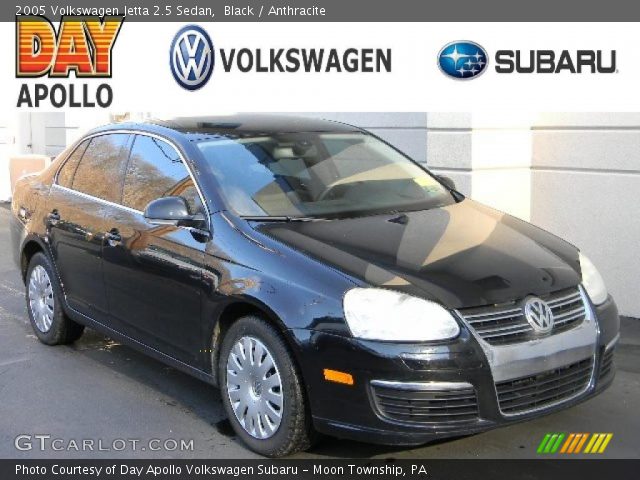 2005 Volkswagen Jetta 2.5 Sedan in Black