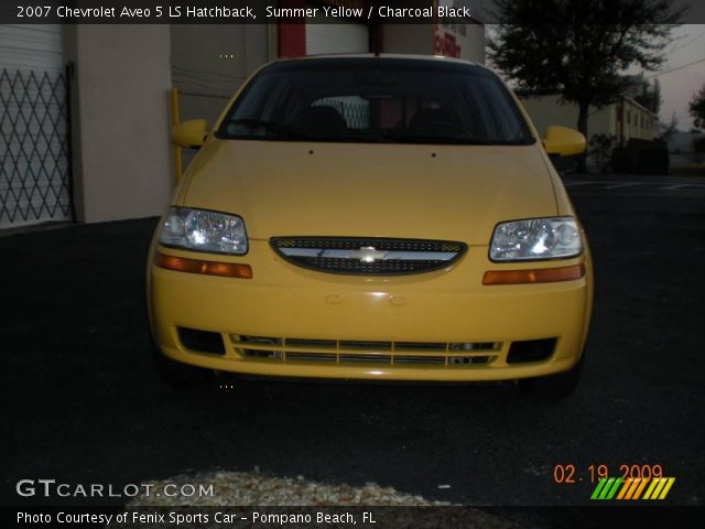 2007 Chevrolet Aveo 5 LS Hatchback in Summer Yellow