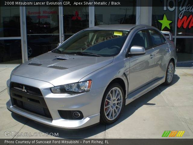 2008 Mitsubishi Lancer Evolution GSR in Apex Silver Metallic