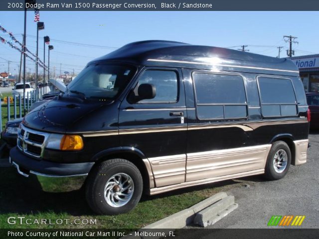 2002 Dodge Ram Van 1500 Passenger Conversion in Black