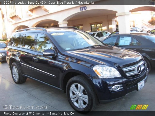 2007 Mercedes-Benz GL 450 in Capri Blue Metallic