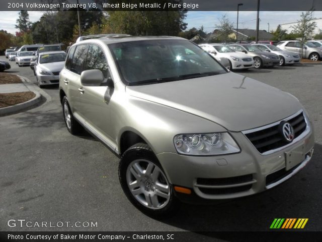 2004 Volkswagen Touareg V8 in Wheat Beige Metallic