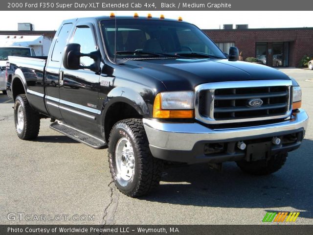 2000 Ford F350 Super Duty XLT Extended Cab 4x4 in Black