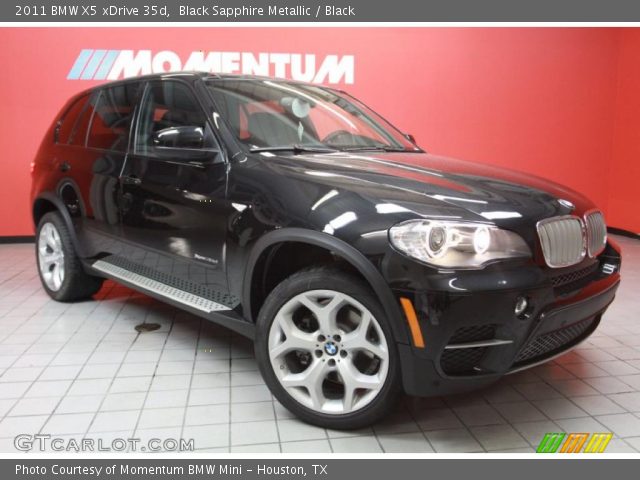 2011 BMW X5 xDrive 35d in Black Sapphire Metallic