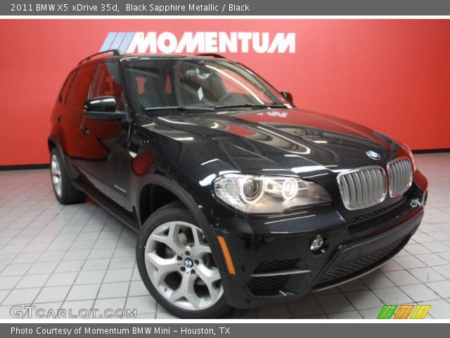 2011 BMW X5 xDrive 35d in Black Sapphire Metallic