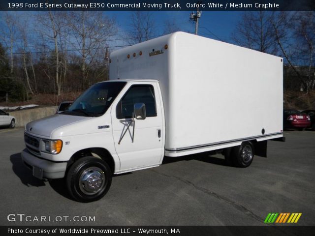 1998 Ford E Series Cutaway E350 Commercial Moving Truck in Oxford White