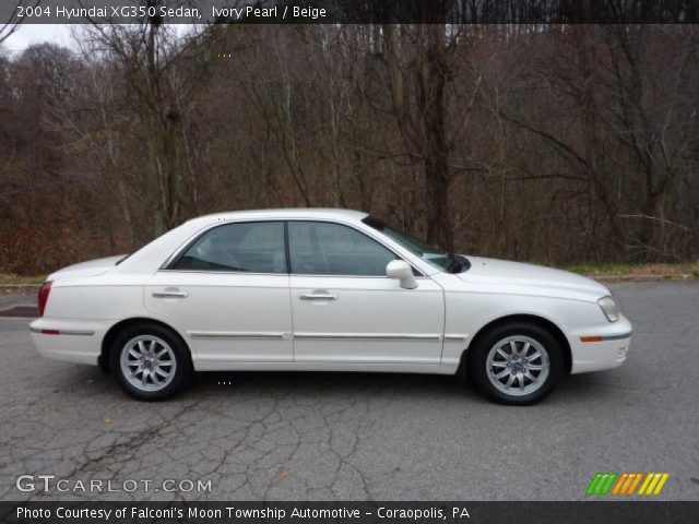 2004 Hyundai XG350 Sedan in Ivory Pearl