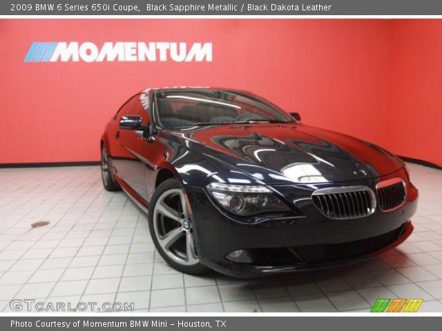 2009 BMW 6 Series 650i Coupe in Black Sapphire Metallic