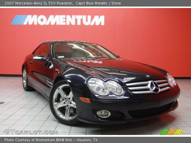2007 Mercedes-Benz SL 550 Roadster in Capri Blue Metallic