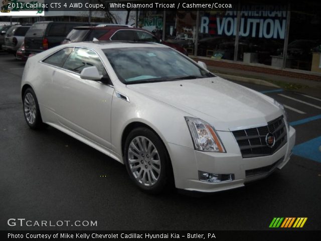 2011 Cadillac CTS 4 AWD Coupe in White Diamond Tricoat