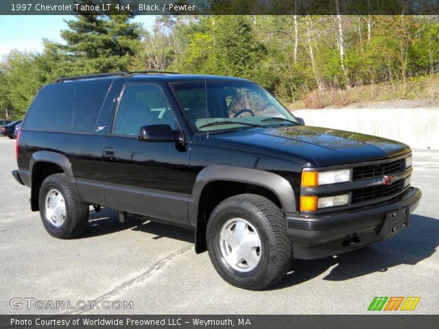 Black 1997 Chevrolet Tahoe Lt 4x4 Pewter Interior