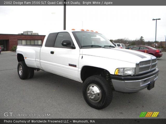 2002 Dodge Ram 3500 SLT Quad Cab 4x4 Dually in Bright White