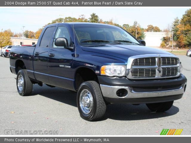 2004 Dodge Ram 2500 ST Quad Cab 4x4 in Patriot Blue Pearl