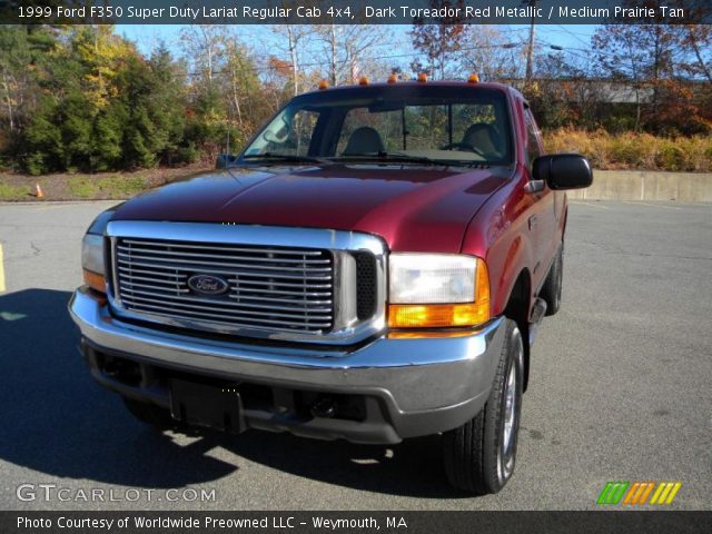 1999 Ford F350 Super Duty Lariat Regular Cab 4x4 in Dark Toreador Red Metallic