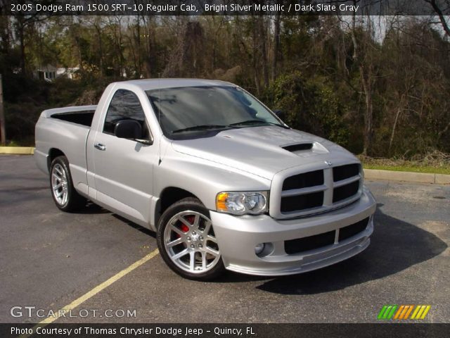 2005 Dodge Ram 1500 SRT-10 Regular Cab in Bright Silver Metallic