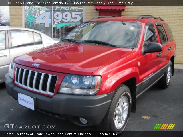 2004 Jeep Grand Cherokee Laredo 4x4 in Inferno Red Pearl