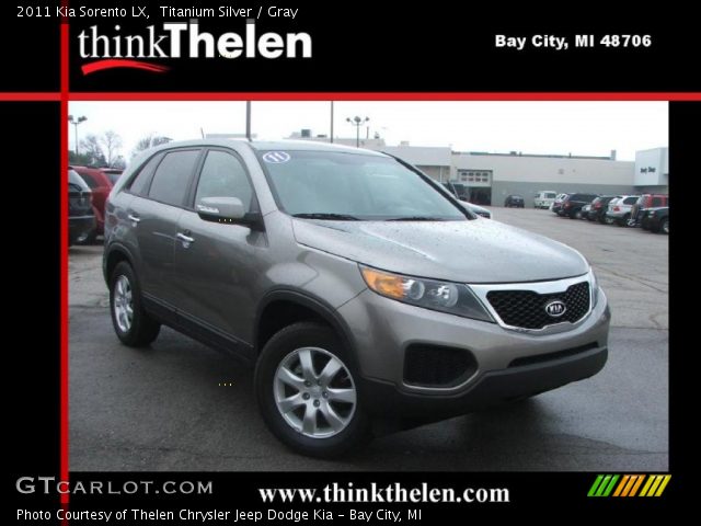2011 Kia Sorento LX in Titanium Silver