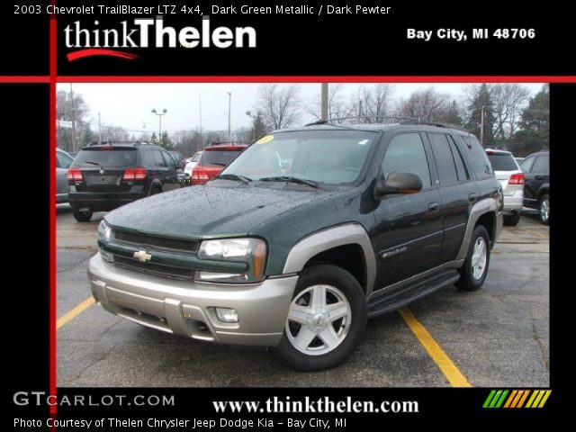 2003 Chevrolet TrailBlazer LTZ 4x4 in Dark Green Metallic