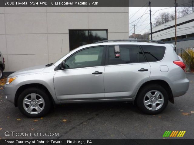 2008 Toyota RAV4 4WD in Classic Silver Metallic